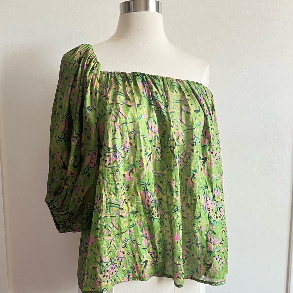 Hand Designed Indian Silk Resort Top